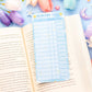 Craft Time Reading Log Bookmark