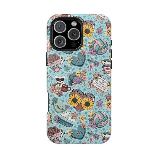 Pretty Summer MagSafe Tough Phone Case | Shockproof | iPhone Case | Bookish Phone Case |