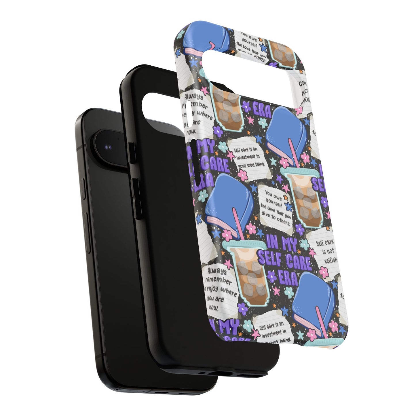 Self Care Tough Phone Case | Shockproof | Samsung Case | Google Case | Bookish
