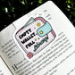Empty Wallet, Full Library Magnetic Bookmark