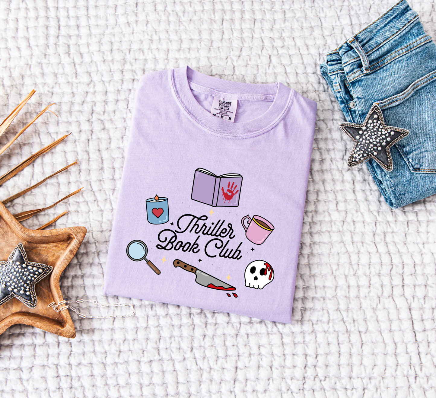 Thriller Book Club Comfort Colors T-Shirt