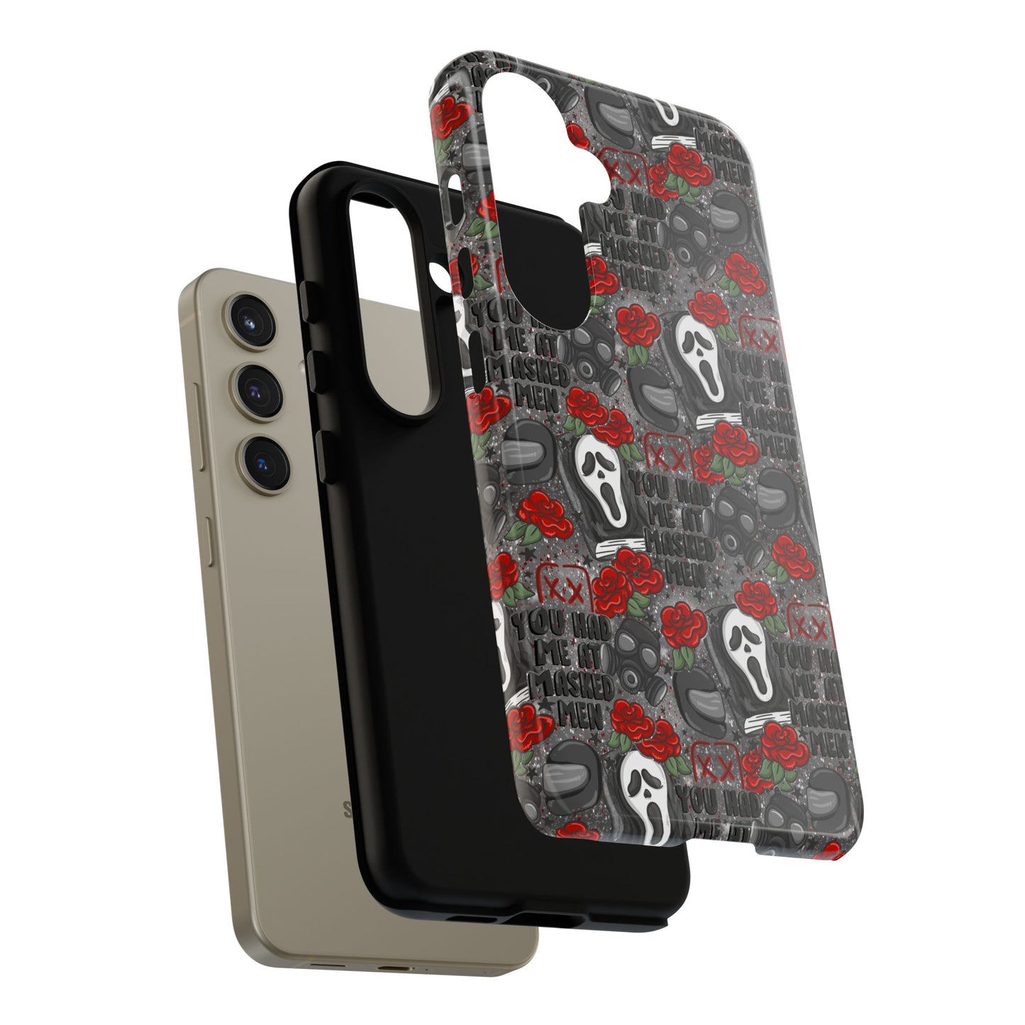 Masked Men Tough Phone Case | Shockproof | Samsung Case | Google Case | Bookish