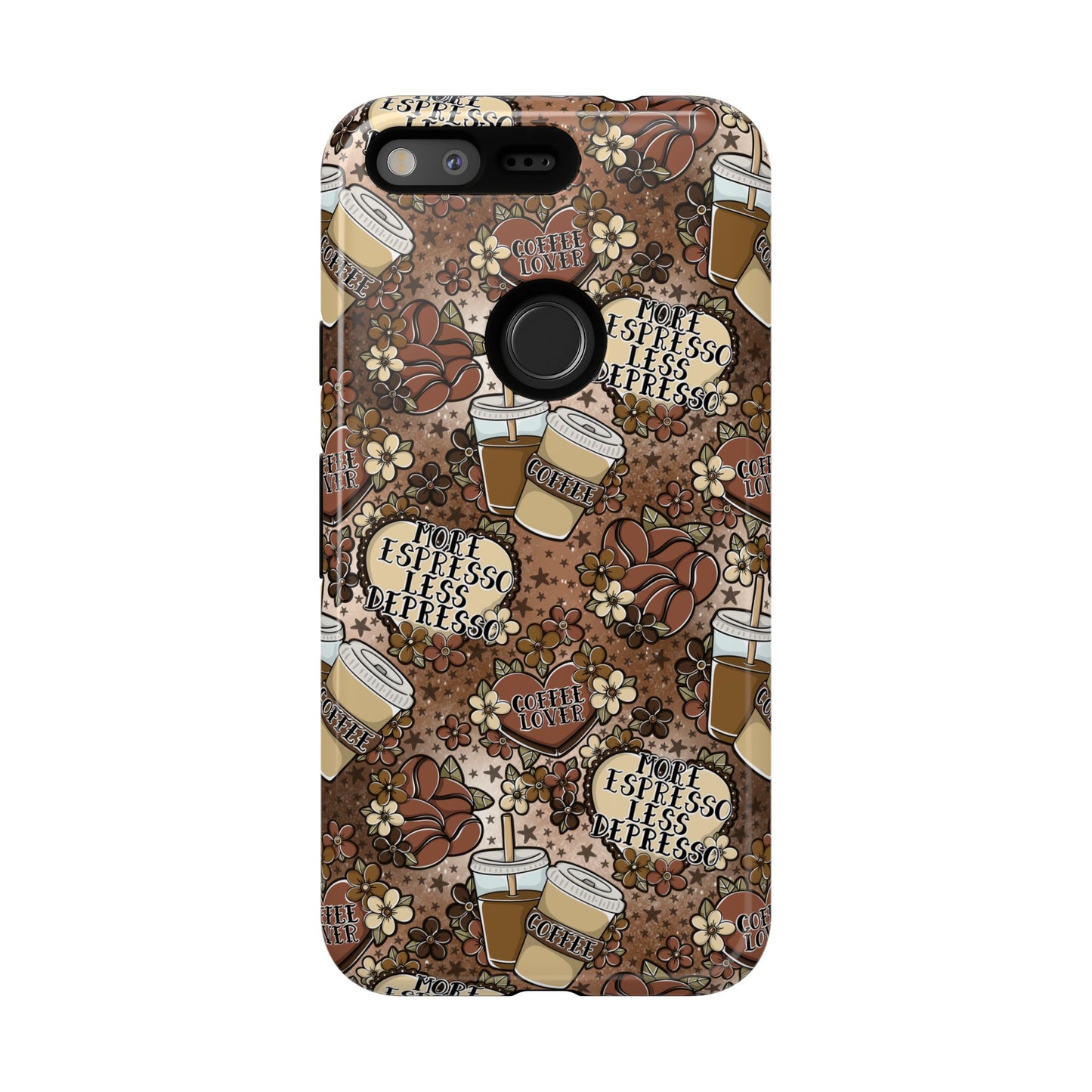 Coffee Lover Tough Phone Case | Shockproof | Samsung Case | Google Case | Iced Coffee
