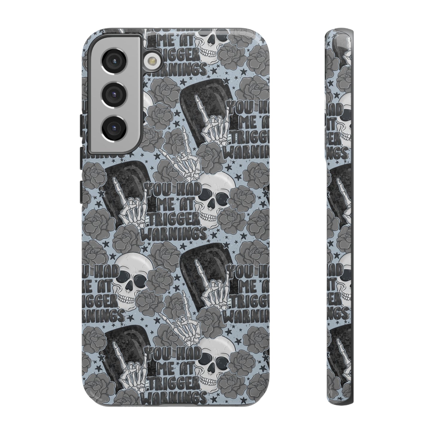 Trigger Warning Tough Phone Case | Shockproof | Samsung Case | Google Case | Bookish