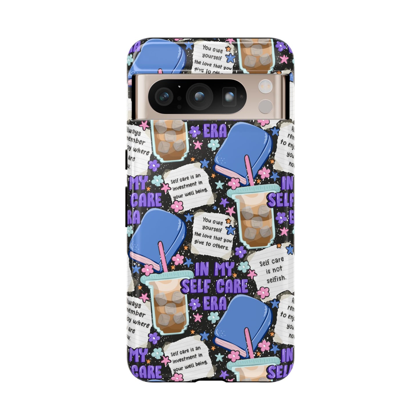 Self Care Tough Phone Case | Shockproof | Samsung Case | Google Case | Bookish