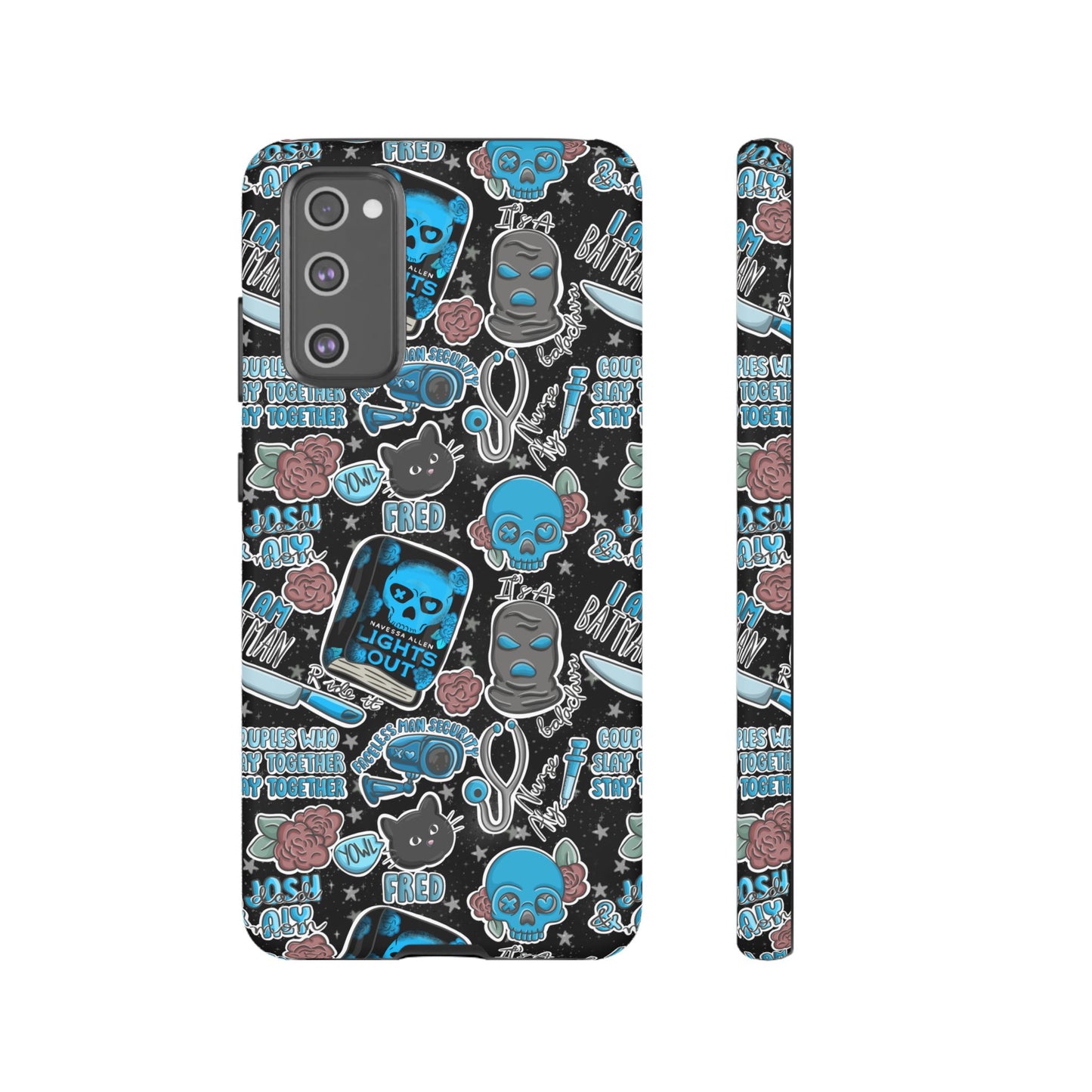 Lights Out Tough Phone Case | Shockproof | Samsung Case | Google Case | Bookish