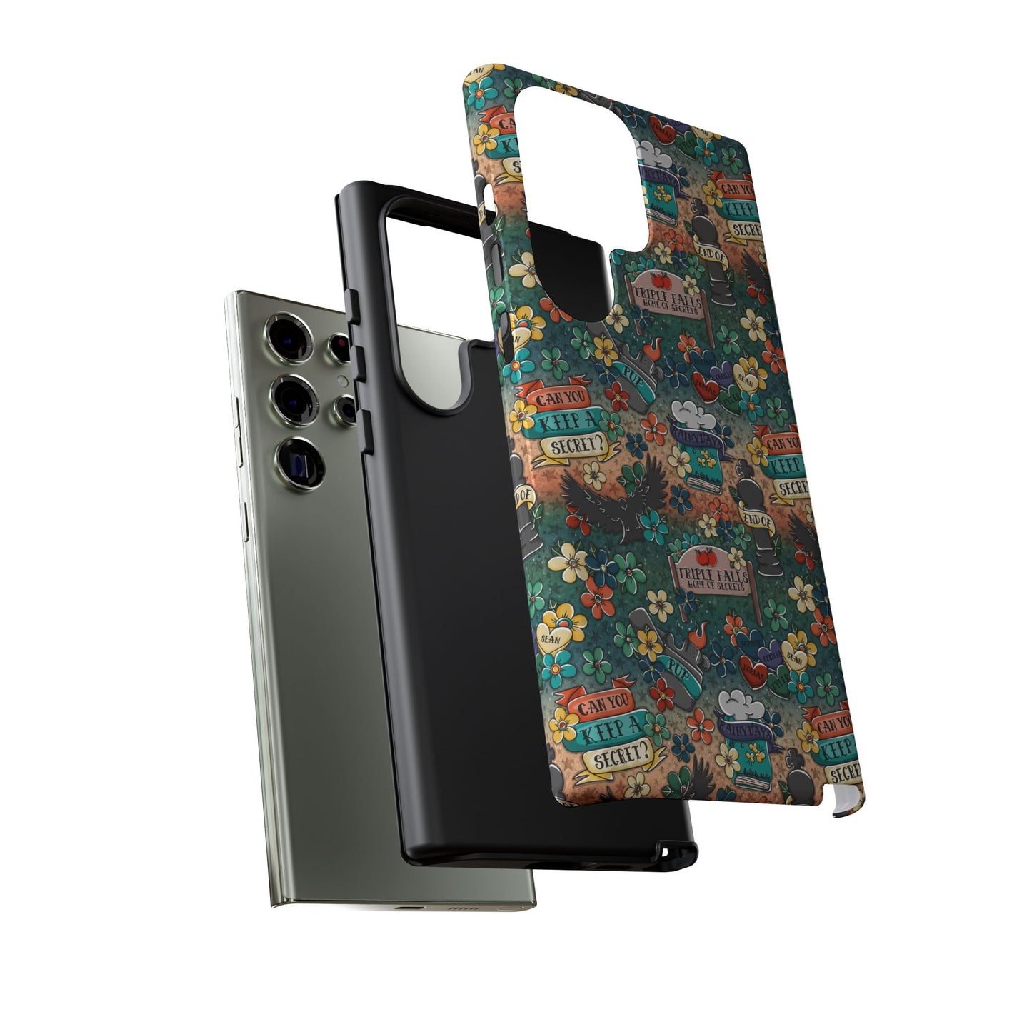 Triple Falls Tough Phone Case | Shockproof | Samsung Case | Google Case | Bookish