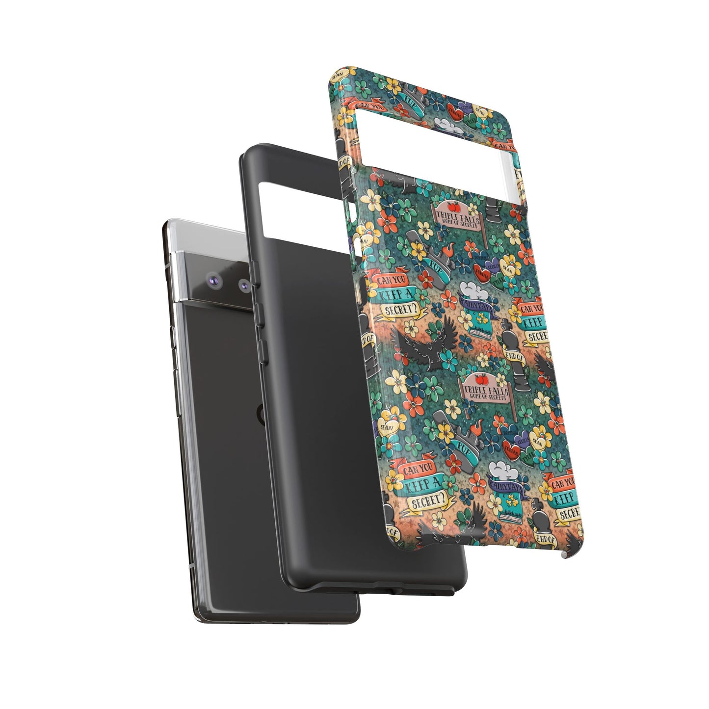 Triple Falls Tough Phone Case | Shockproof | Samsung Case | Google Case | Bookish