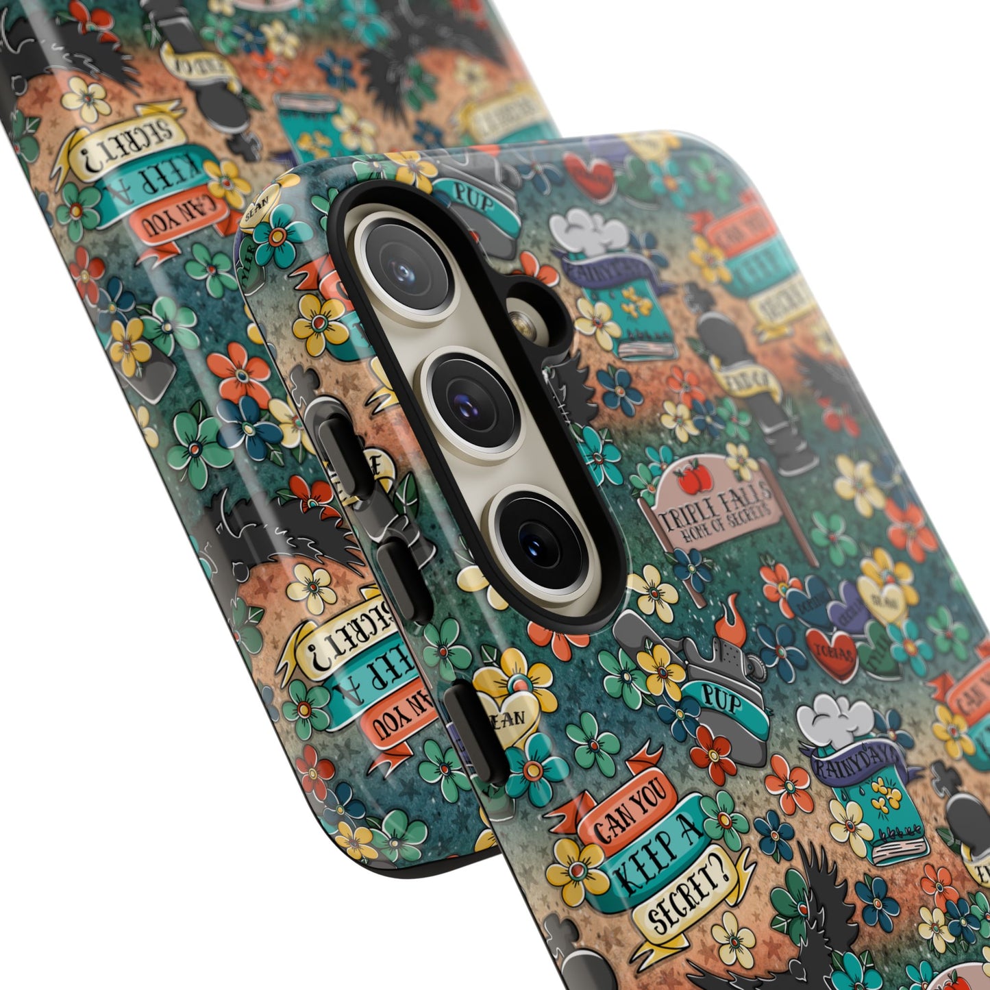 Triple Falls Tough Phone Case | Shockproof | Samsung Case | Google Case | Bookish