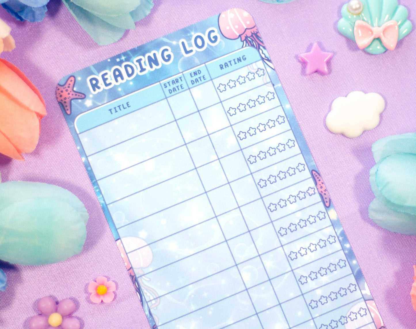 Reading Room Reading Log Bookmark