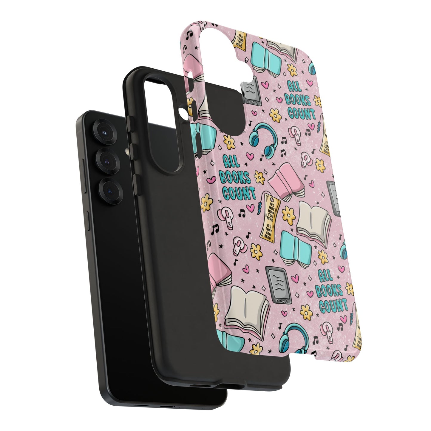 All Books Count Tough Phone Case | Shockproof | Samsung Case | Google Case | Bookish