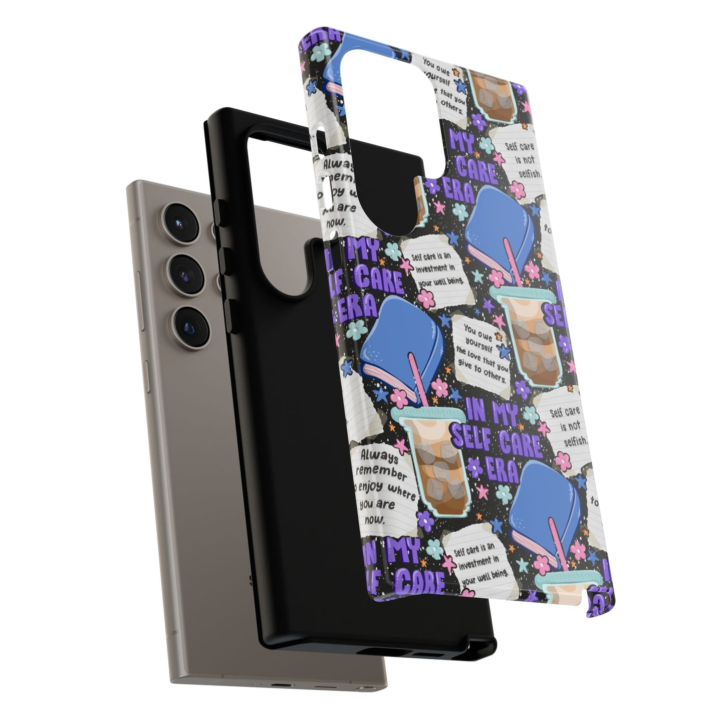 Self Care Tough Phone Case | Shockproof | Samsung Case | Google Case | Bookish