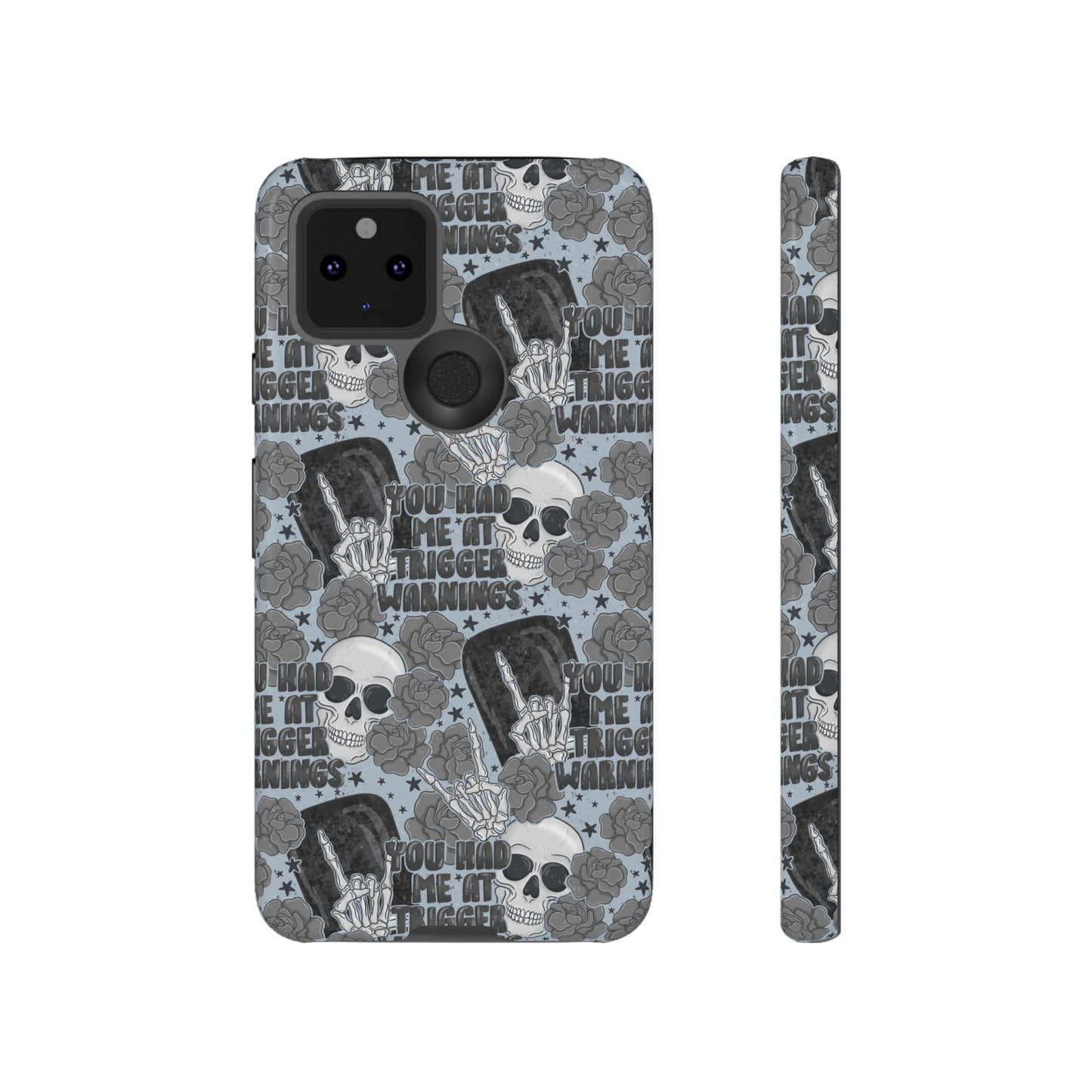 Trigger Warning Tough Phone Case | Shockproof | Samsung Case | Google Case | Bookish