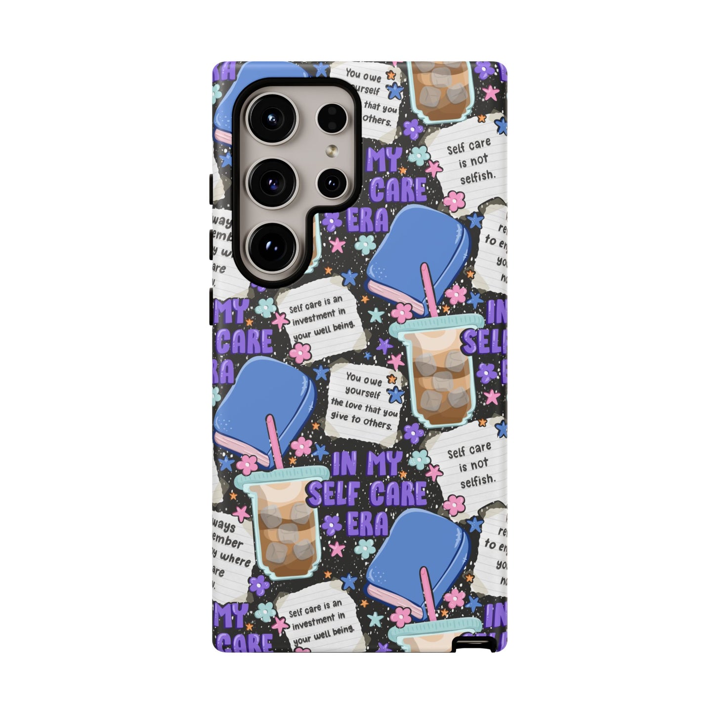 Self Care Tough Phone Case | Shockproof | Samsung Case | Google Case | Bookish