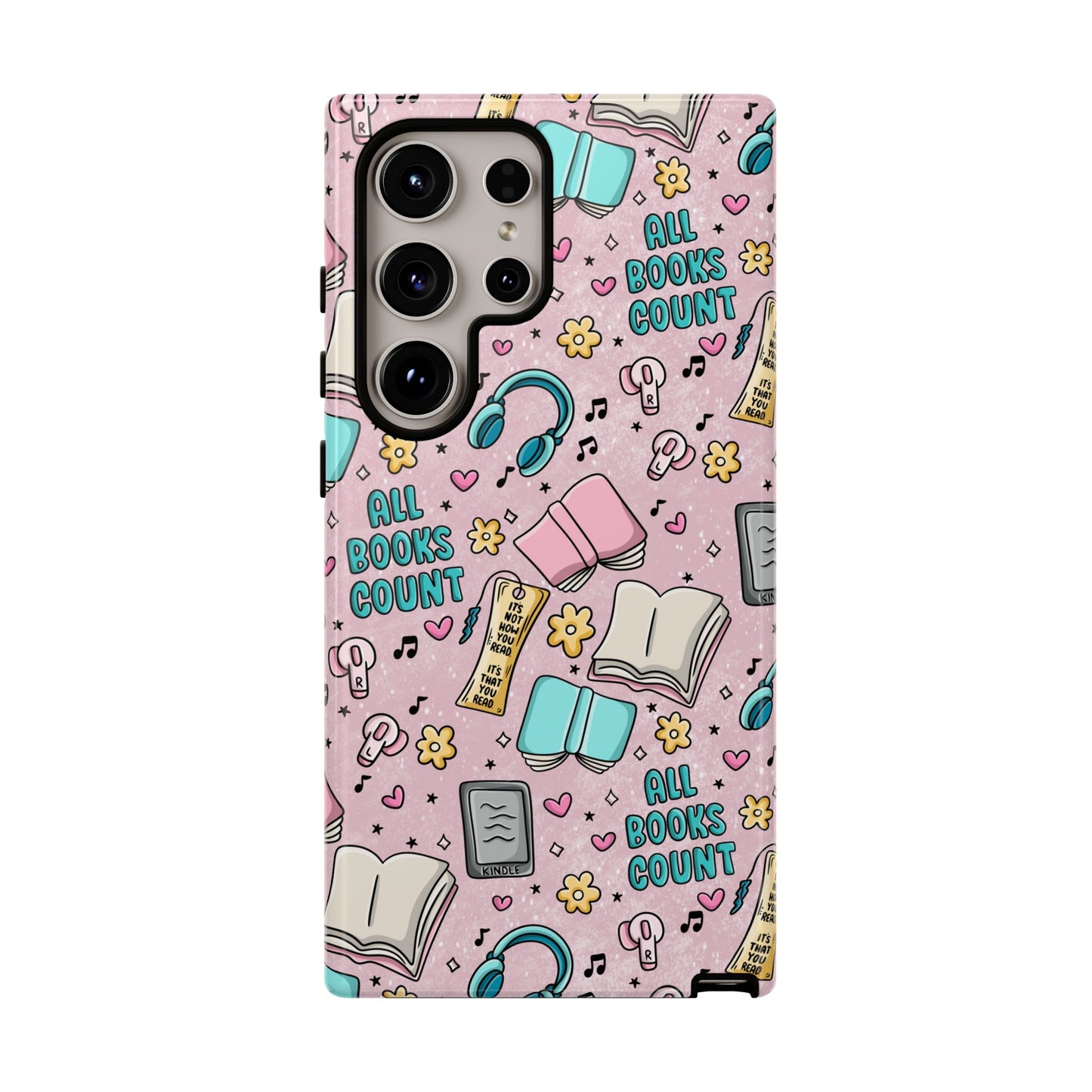 All Books Count Tough Phone Case | Shockproof | Samsung Case | Google Case | Bookish