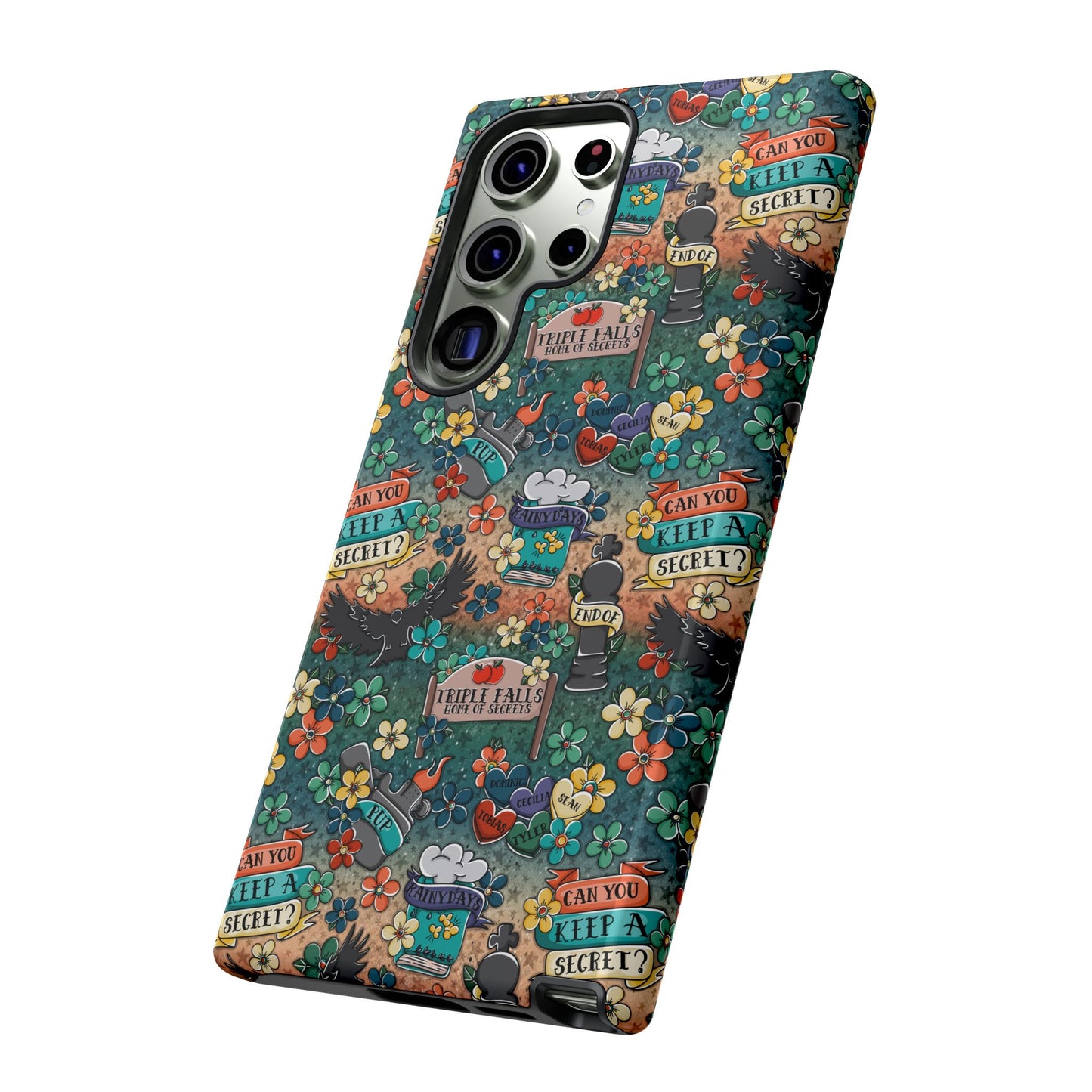 Triple Falls Tough Phone Case | Shockproof | Samsung Case | Google Case | Bookish