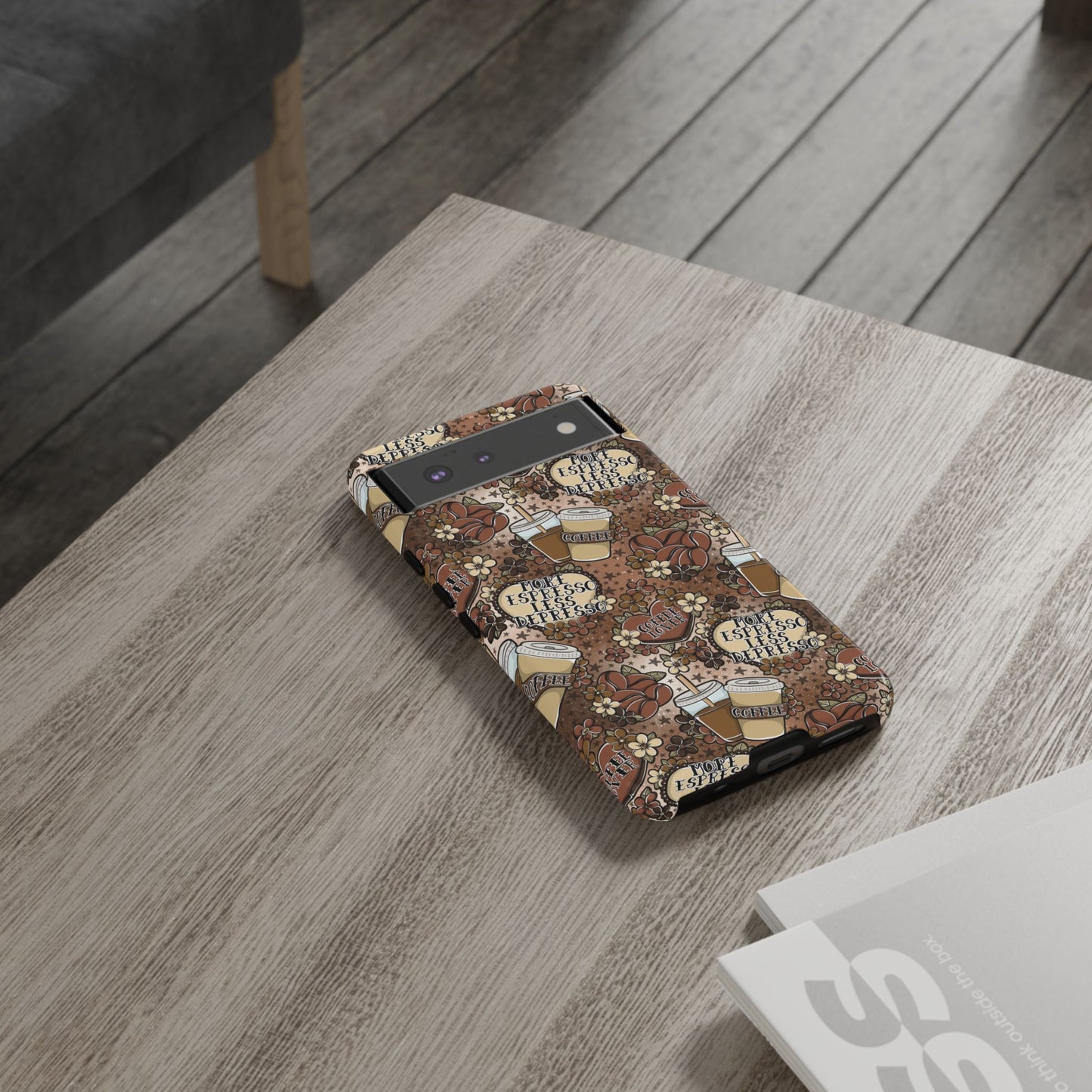 Coffee Lover Tough Phone Case | Shockproof | Samsung Case | Google Case | Iced Coffee