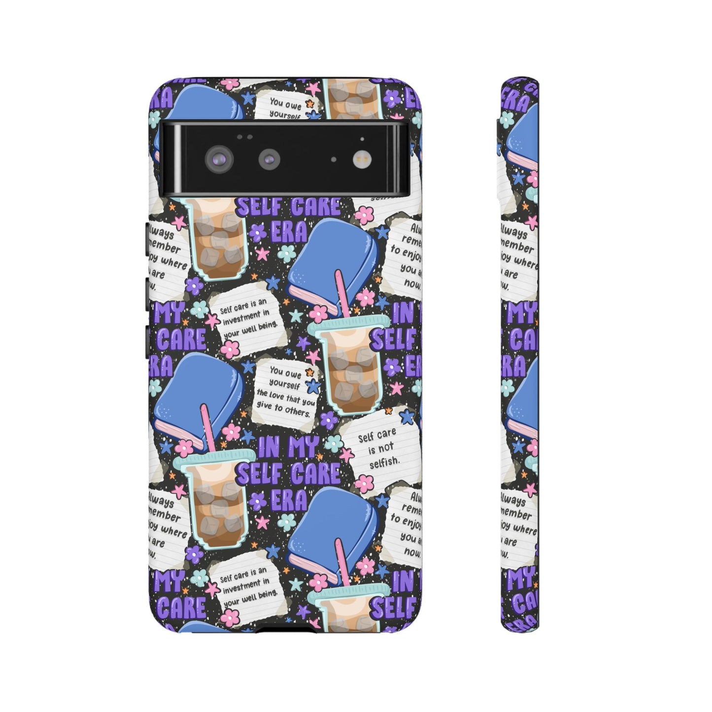 Self Care Tough Phone Case | Shockproof | Samsung Case | Google Case | Bookish