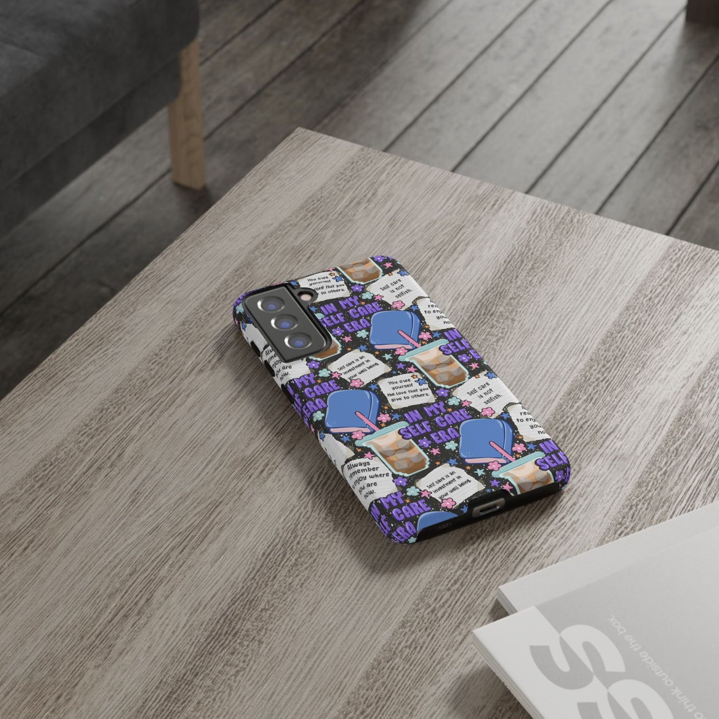 Self Care Tough Phone Case | Shockproof | Samsung Case | Google Case | Bookish