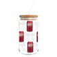 Dr. Pepper & White Bows Cup