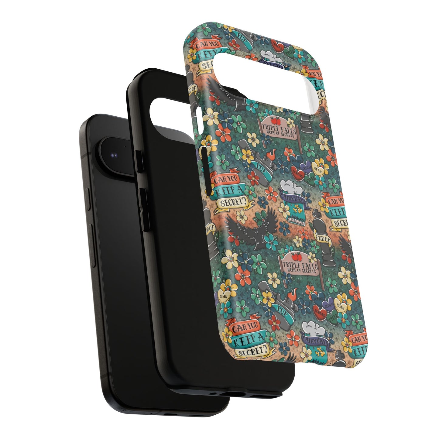 Triple Falls Tough Phone Case | Shockproof | Samsung Case | Google Case | Bookish