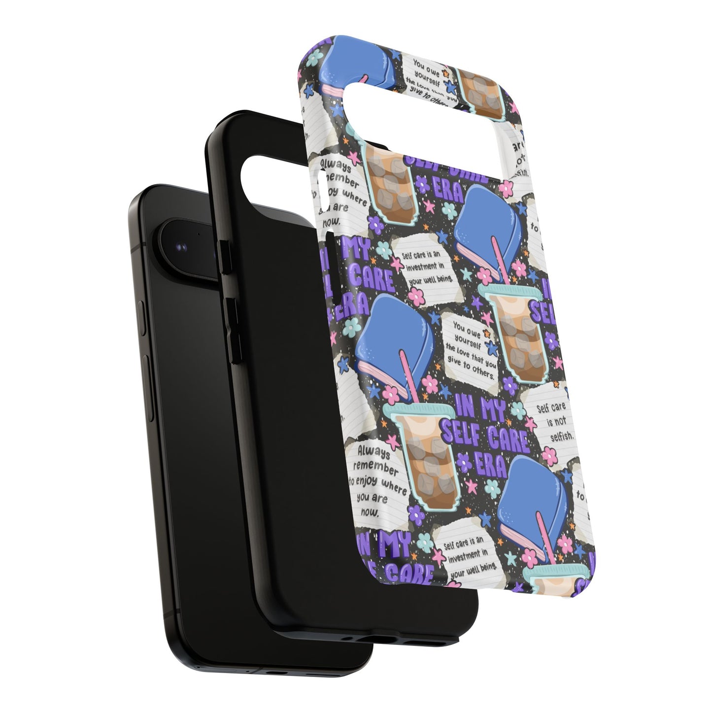 Self Care Tough Phone Case | Shockproof | Samsung Case | Google Case | Bookish