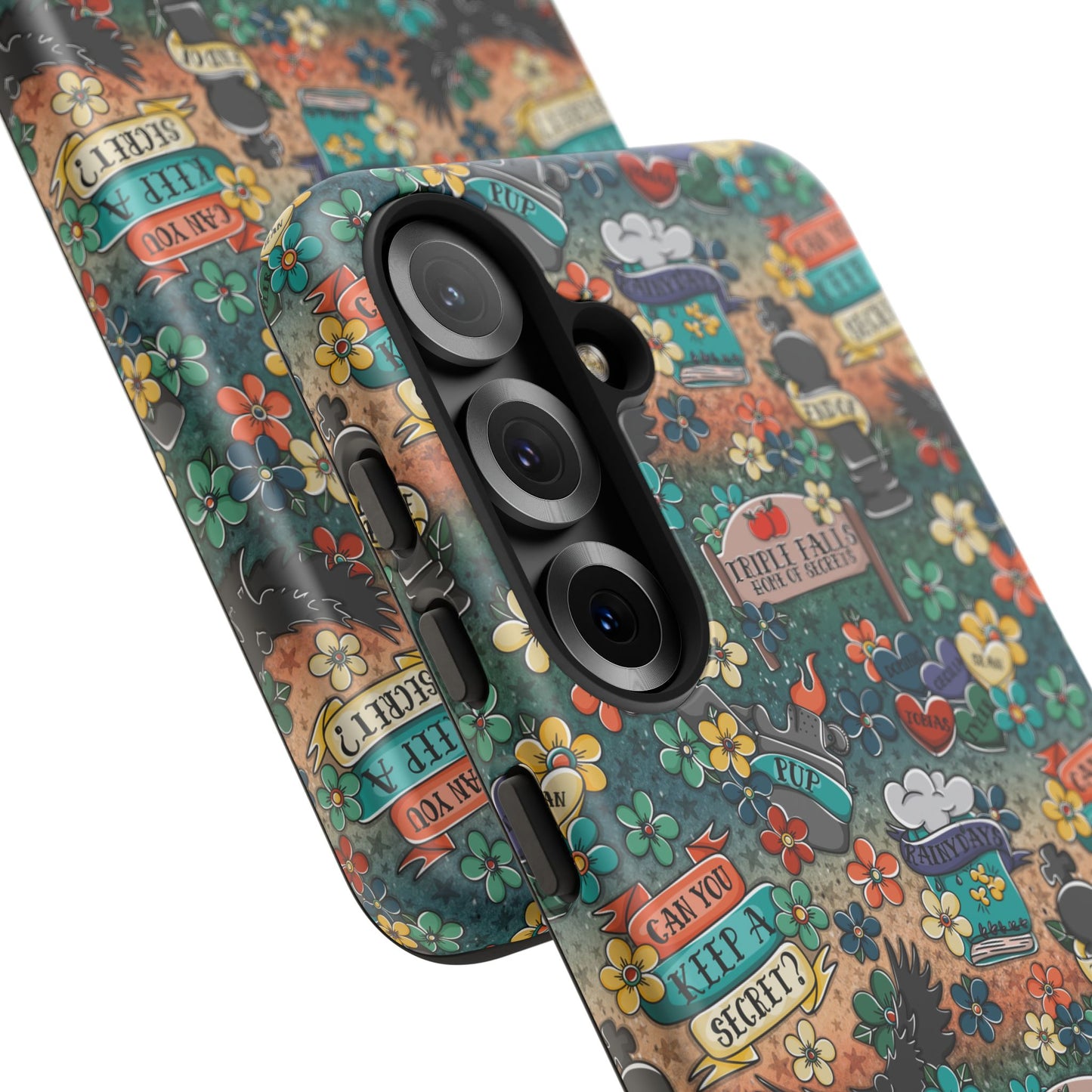 Triple Falls Tough Phone Case | Shockproof | Samsung Case | Google Case | Bookish
