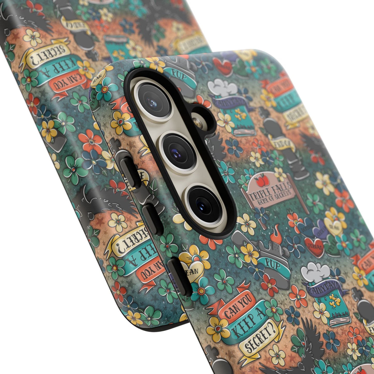 Triple Falls Tough Phone Case | Shockproof | Samsung Case | Google Case | Bookish