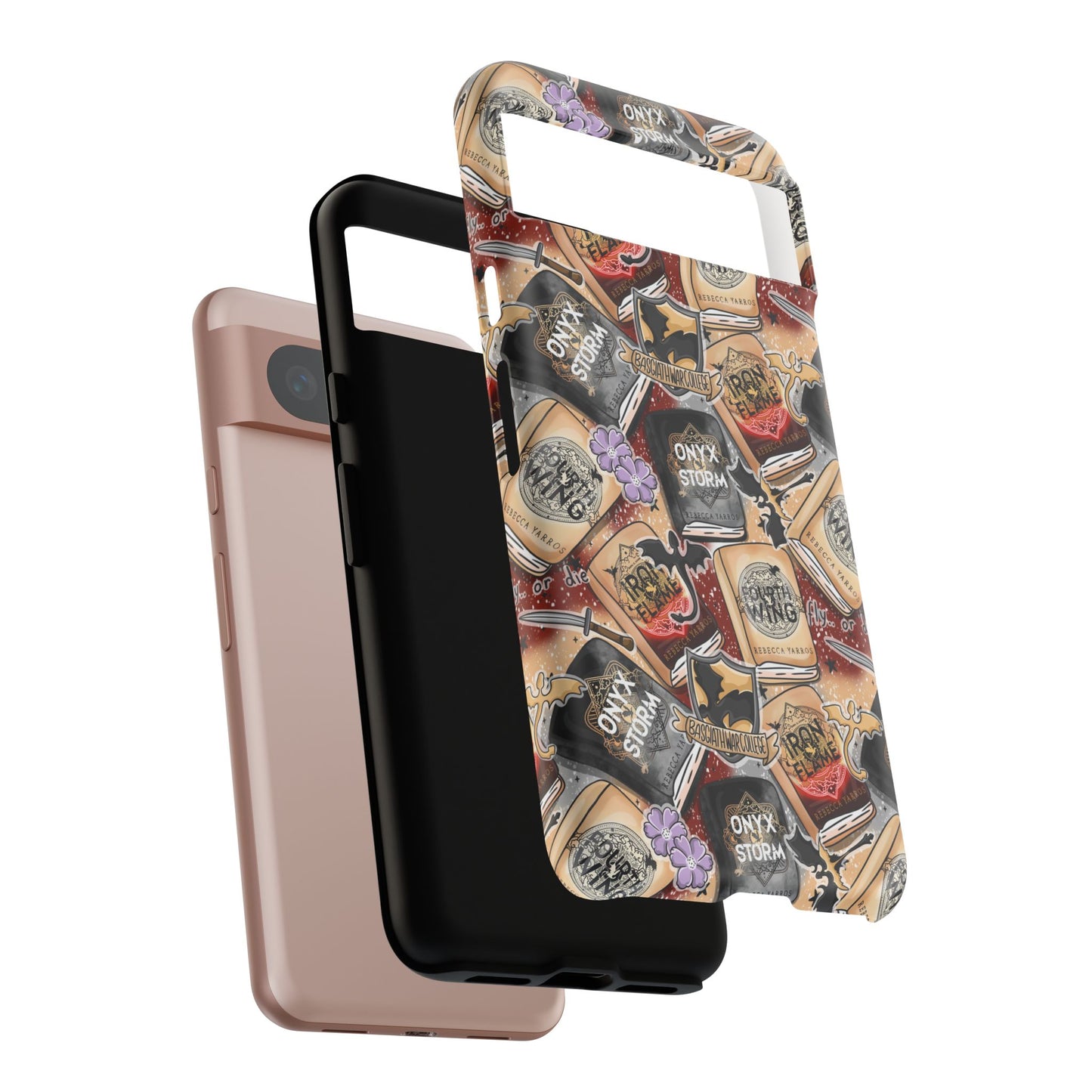 Fourth Wing Tough Phone Case | Shockproof | Samsung Case | Google Case | Bookish