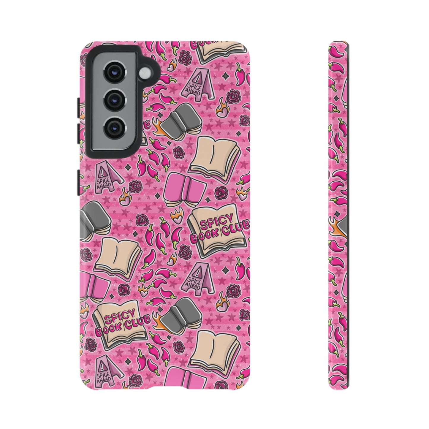 Spicy Book Club Tough Phone Case | Shockproof | Samsung Case | Google Case | Bookish