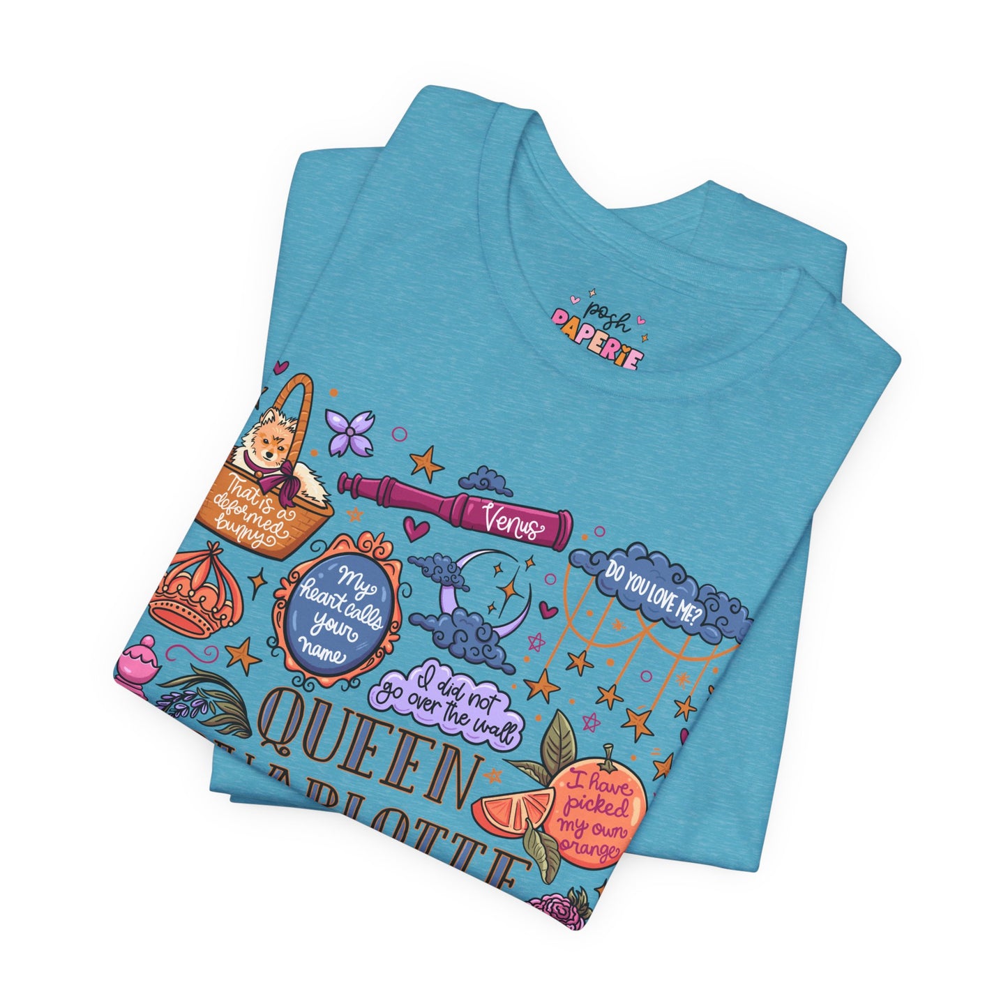Queen Charlotte T-Shirt | Graphic Tee | Bookish Merch |