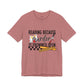 Reading Because Murder Is Frowned Upon Shirt | Graphic Tee | Bookish Merch |