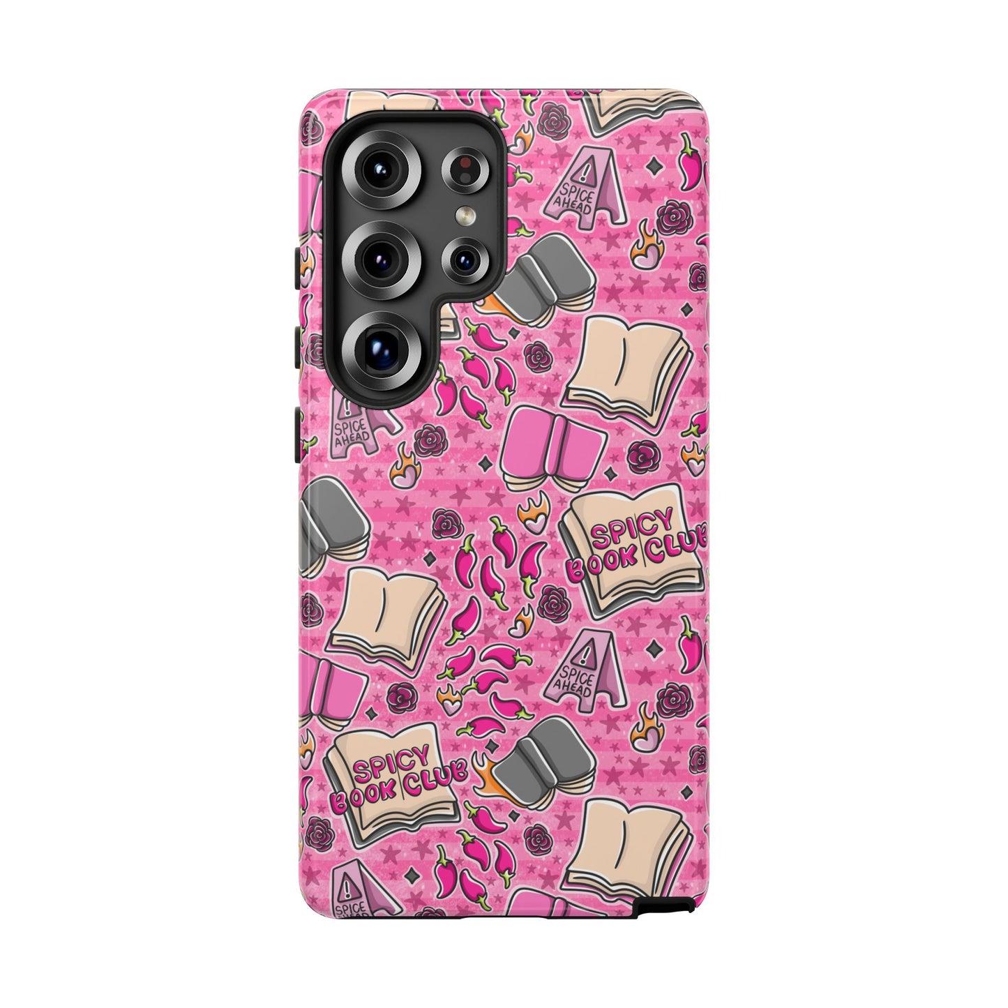 Spicy Book Club Tough Phone Case | Shockproof | Samsung Case | Google Case | Bookish