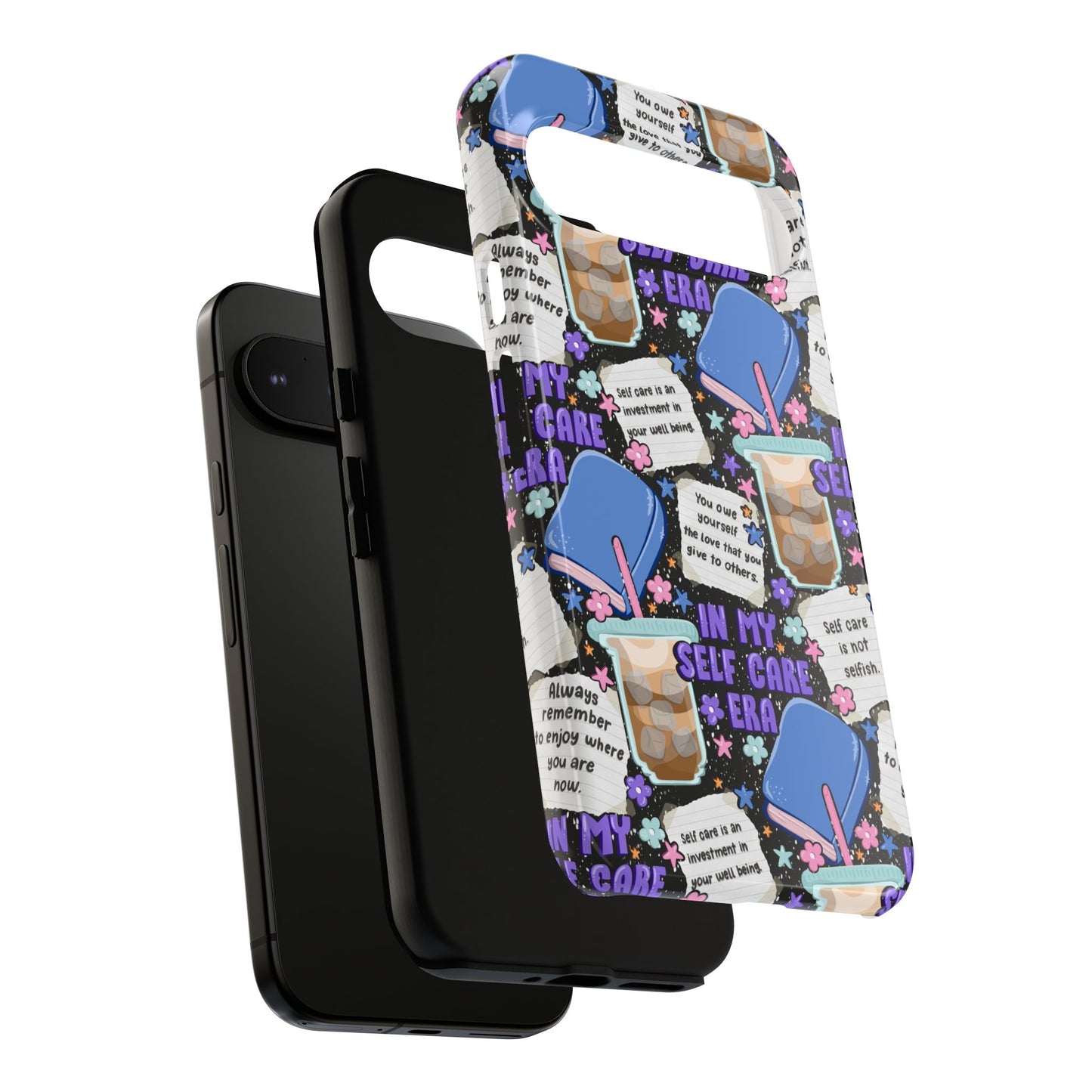 Self Care Tough Phone Case | Shockproof | Samsung Case | Google Case | Bookish