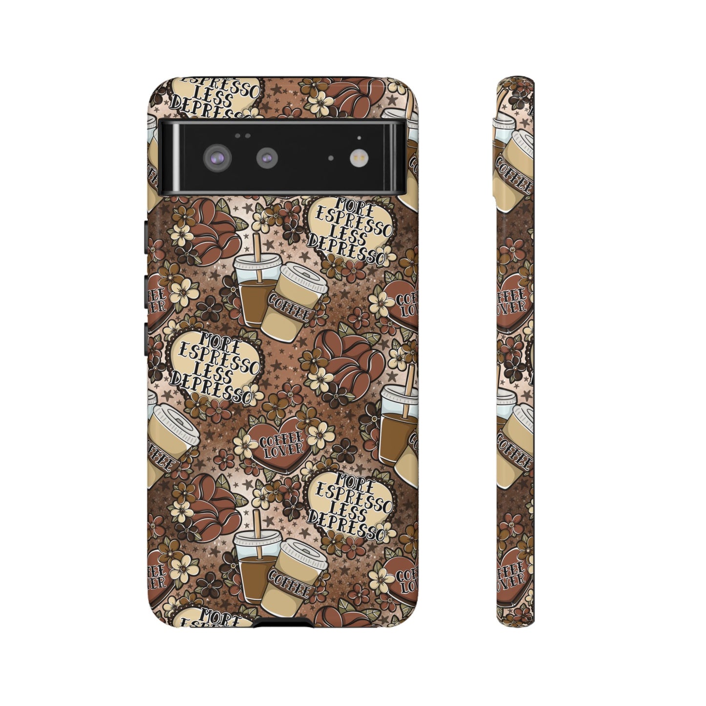 Coffee Lover Tough Phone Case | Shockproof | Samsung Case | Google Case | Iced Coffee