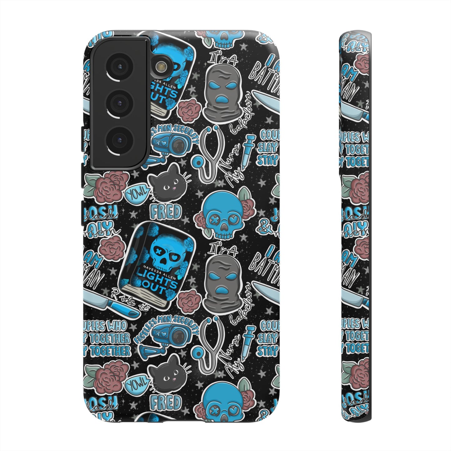 Lights Out Tough Phone Case | Shockproof | Samsung Case | Google Case | Bookish