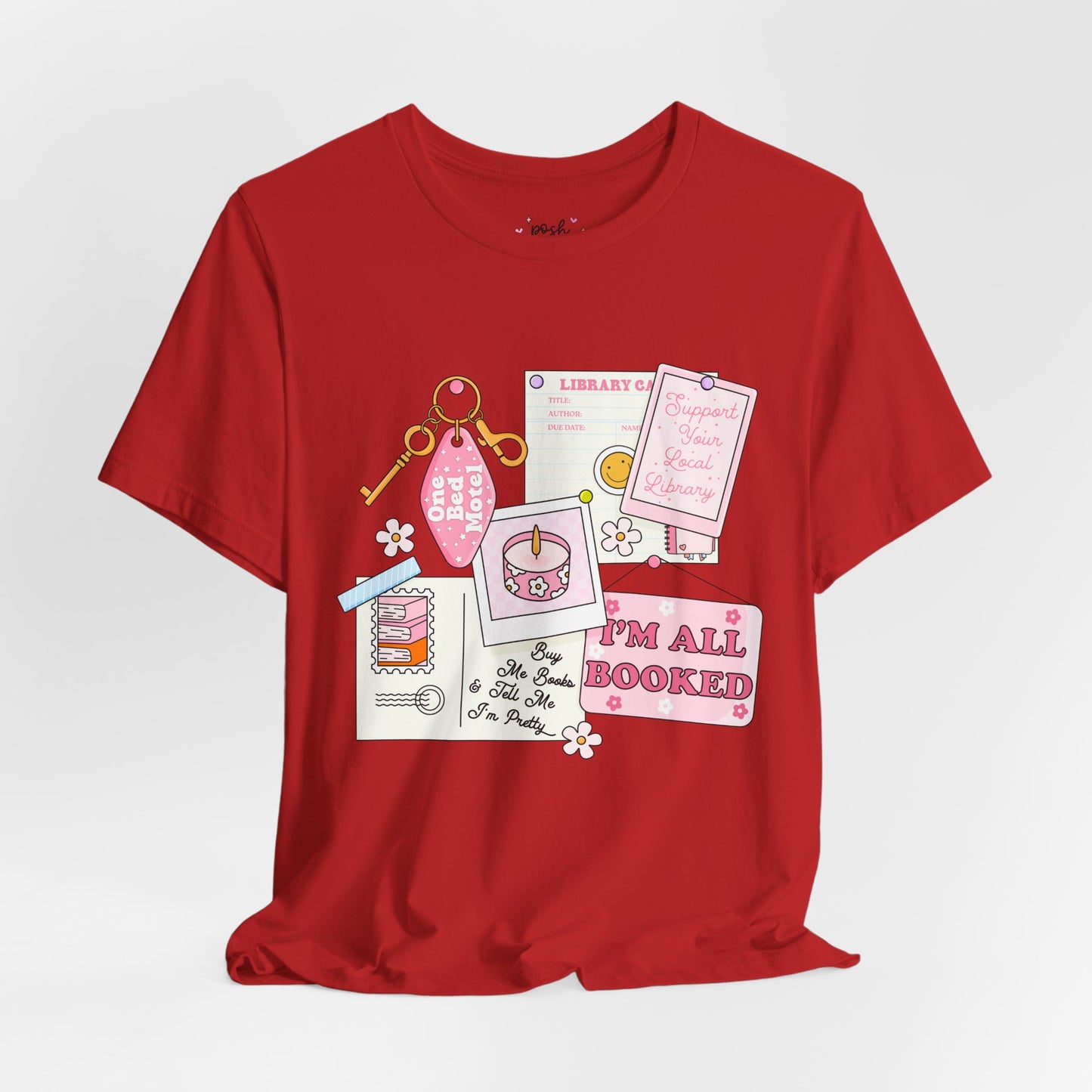I'm All Booked Shirt | Graphic Tee | Bookish Merch |