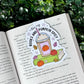 Books & Pumpkin Spicy Magnetic Bookmark