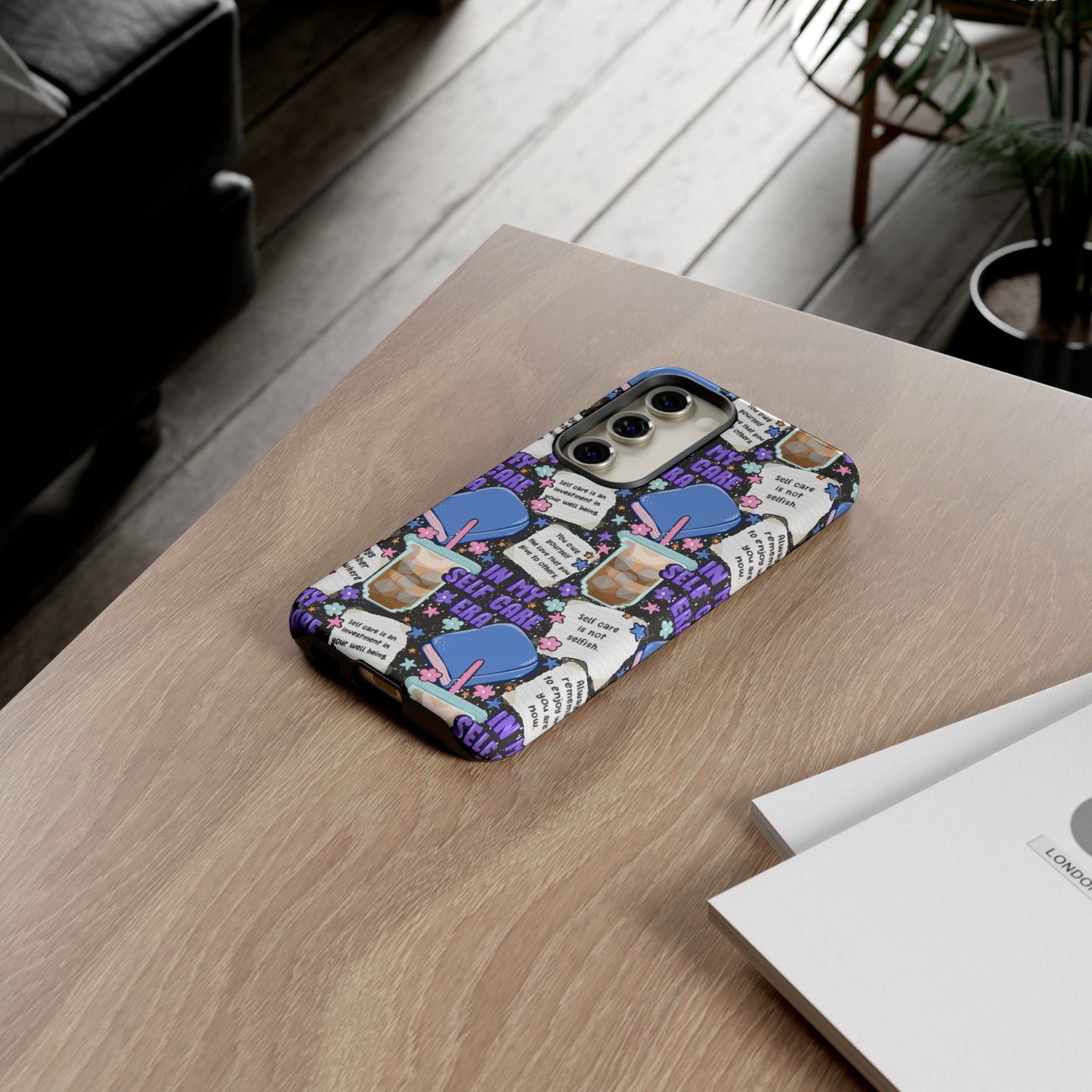 Self Care Tough Phone Case | Shockproof | Samsung Case | Google Case | Bookish