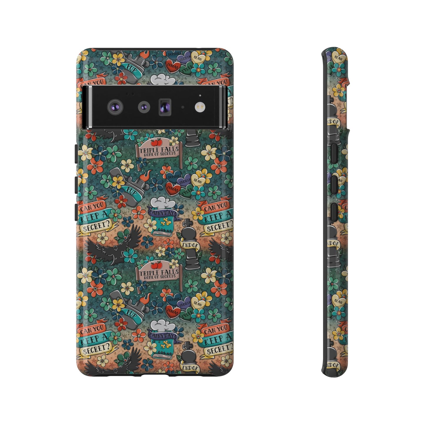 Triple Falls Tough Phone Case | Shockproof | Samsung Case | Google Case | Bookish
