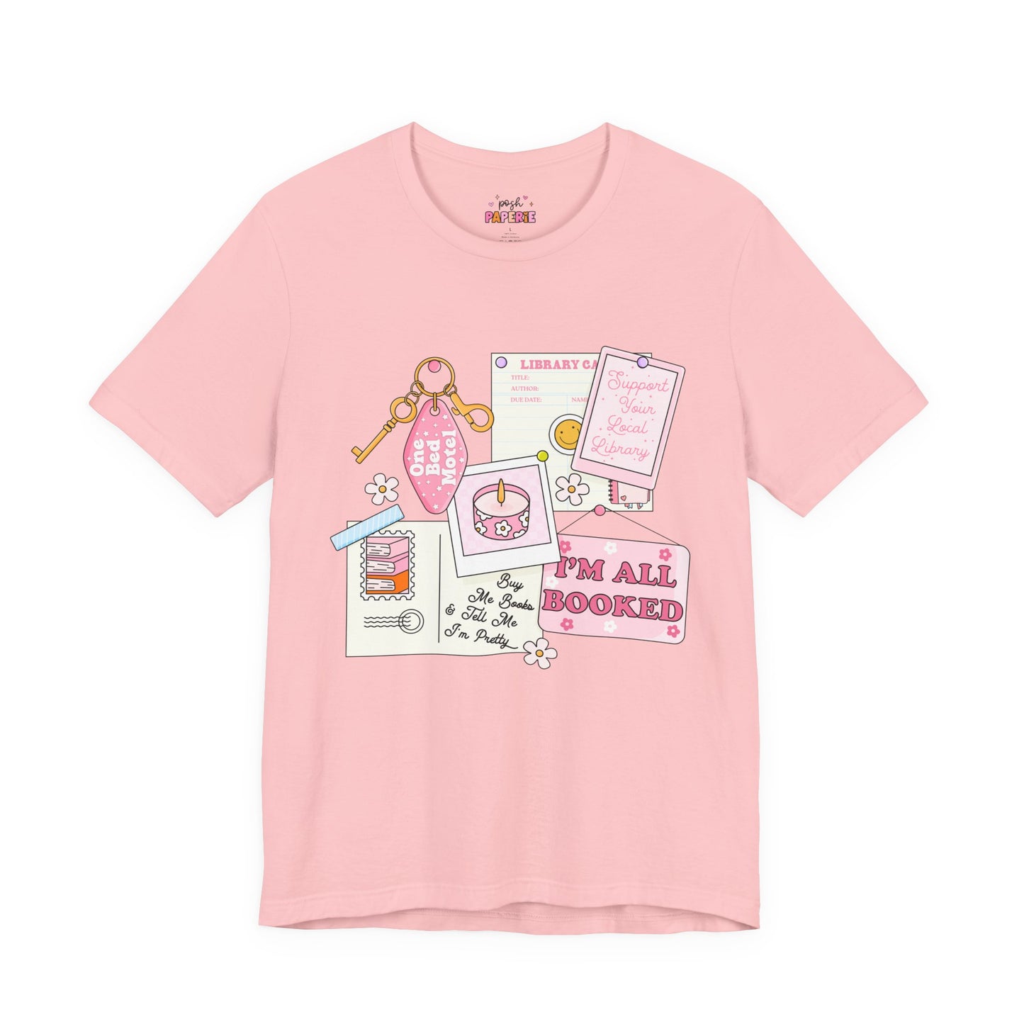 I'm All Booked Shirt | Graphic Tee | Bookish Merch |