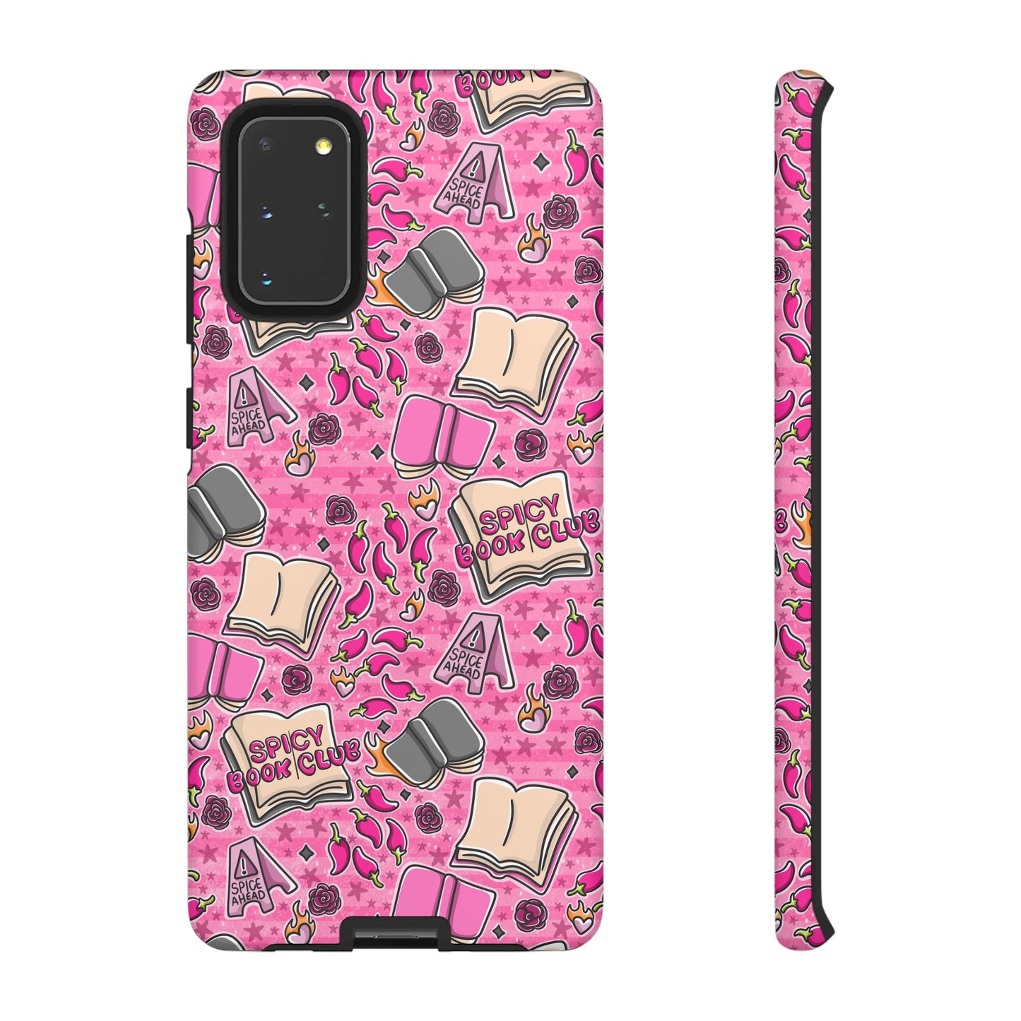 Spicy Book Club Tough Phone Case | Shockproof | Samsung Case | Google Case | Bookish