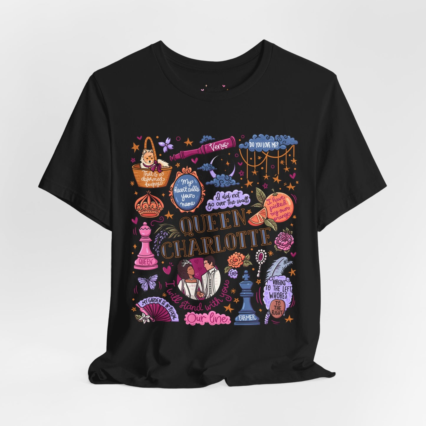 Queen Charlotte T-Shirt | Graphic Tee | Bookish Merch |