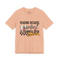 Reading Because Murder Is Frowned Upon Shirt | Graphic Tee | Bookish Merch |