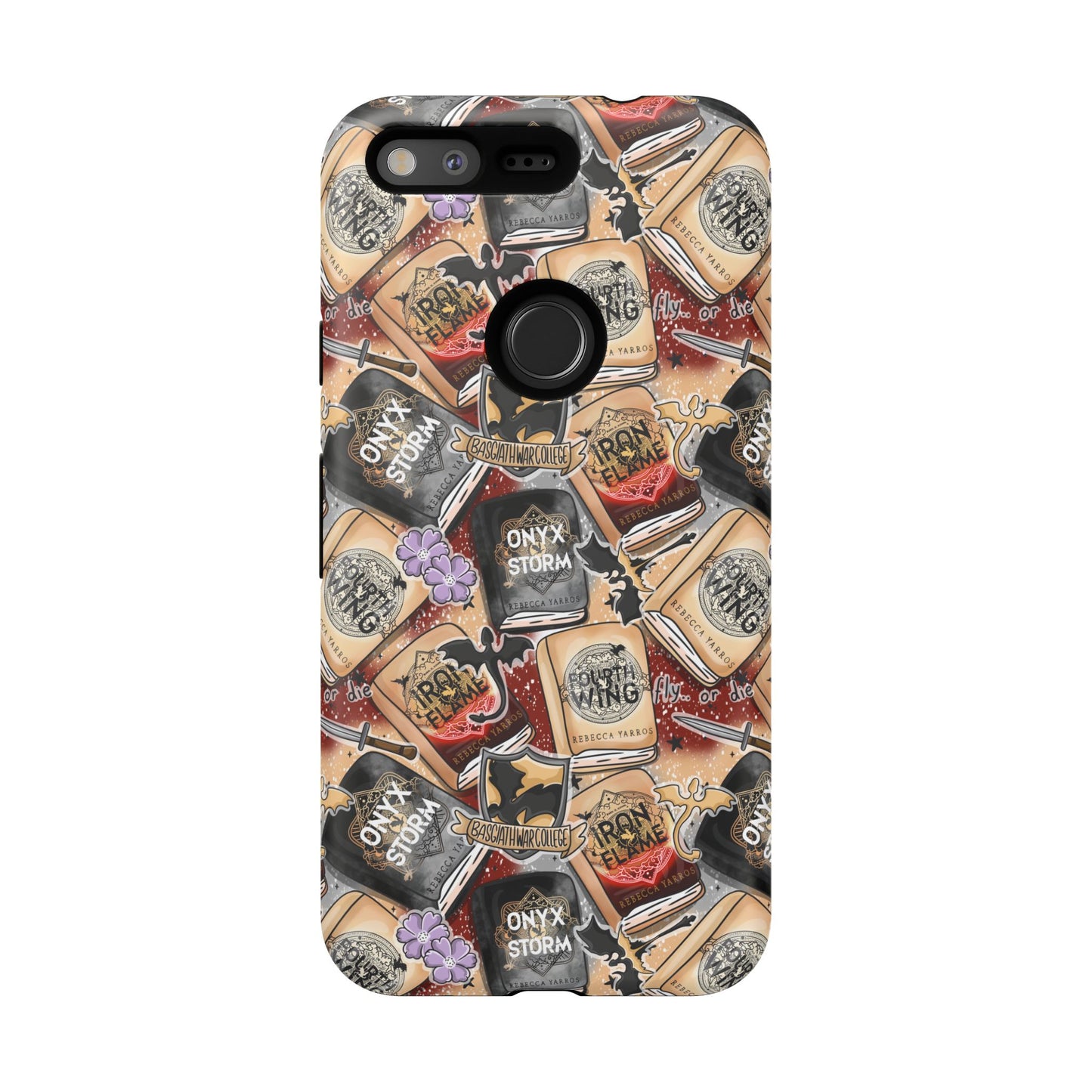 Fourth Wing Tough Phone Case | Shockproof | Samsung Case | Google Case | Bookish
