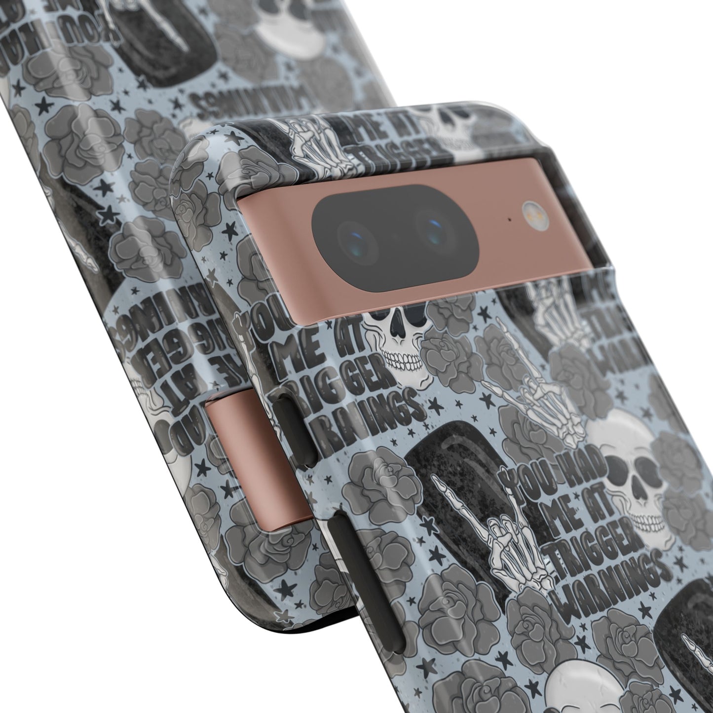 Trigger Warning Tough Phone Case | Shockproof | Samsung Case | Google Case | Bookish