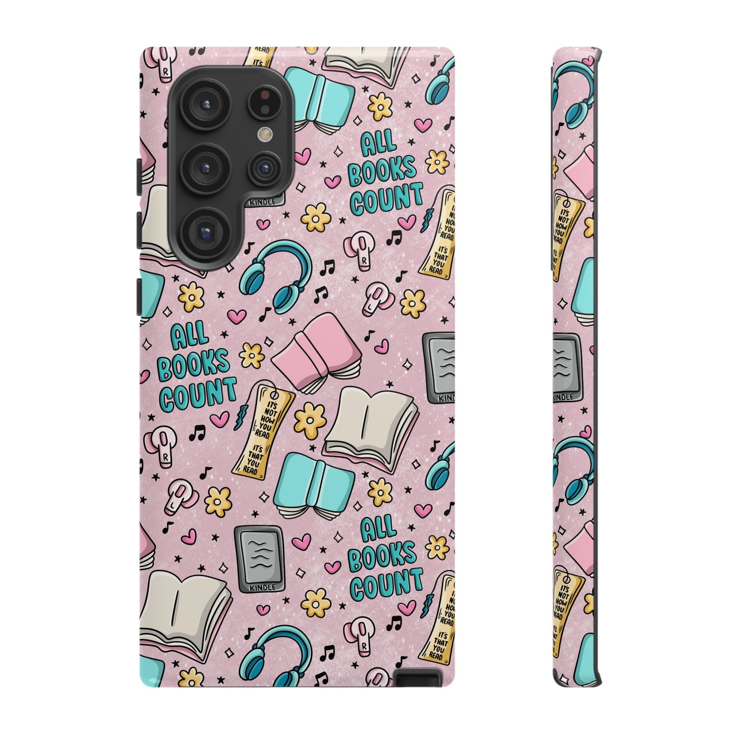 All Books Count Tough Phone Case | Shockproof | Samsung Case | Google Case | Bookish