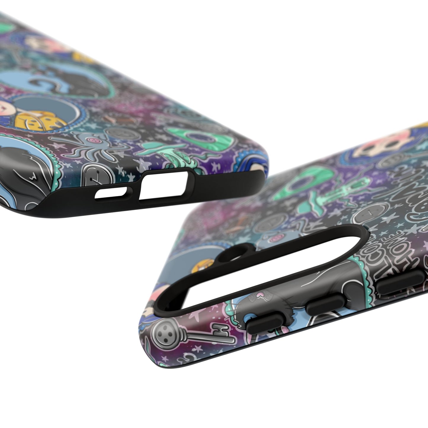 Button Girl Tough Phone Case | Shockproof | Samsung Case | Google Case |