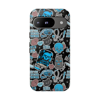 Lights Out Tough Phone Case | Shockproof | Samsung Case | Google Case | Bookish