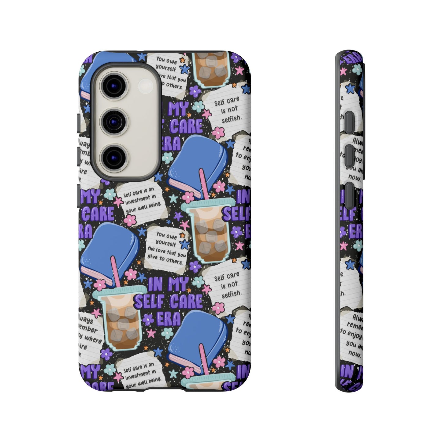 Self Care Tough Phone Case | Shockproof | Samsung Case | Google Case | Bookish